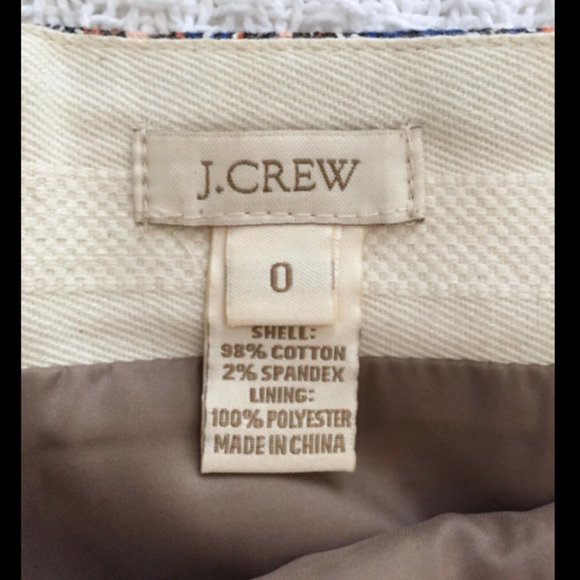 J CREW Cotton Stretch Paisley Print Pencil Skirt - Picture 7 of 7